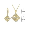 thumbnail image 2 of Everly Women's Diamond 10k Yellow Gold Earrings, 2 of 6