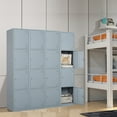 thumbnail image 4 of Fesbos Metal Locker 4 Lockable Door,71" Tall Steel Storage Cabinet for School Office Gym Home Employees Staff Sundries Room, 4 of 7