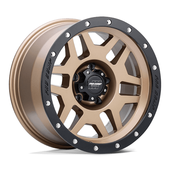 Pro Comp Cast Aluminum Wheel PXA41 17x9 5x5.0 M-BRNZ BLK -6mm, PXA9641-7973
