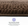 thumbnail image 2 of Tafts Ultra Soft Luxury Bath Mat, Bathroom Rugs, Chenille Microfiber, Absorbent Non-Slip Machine Washable, Bathroom Decor, Super Plush Bath Mats for Bathroom, Shower & Tub, Mocha Brown, 2 of 3