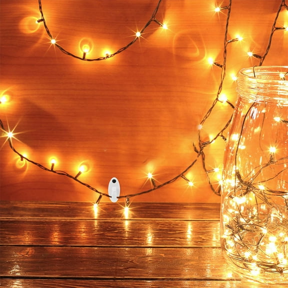 UPKOCH 10pcs Christmas Light Clips for Outdoor Decorations Screw Mount Plastic White for Homeowners