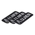 thumbnail image 2 of Ujier 1 x 3" Name Tag/Badge, Black, Praying Hands (3 Pack), 2 of 3