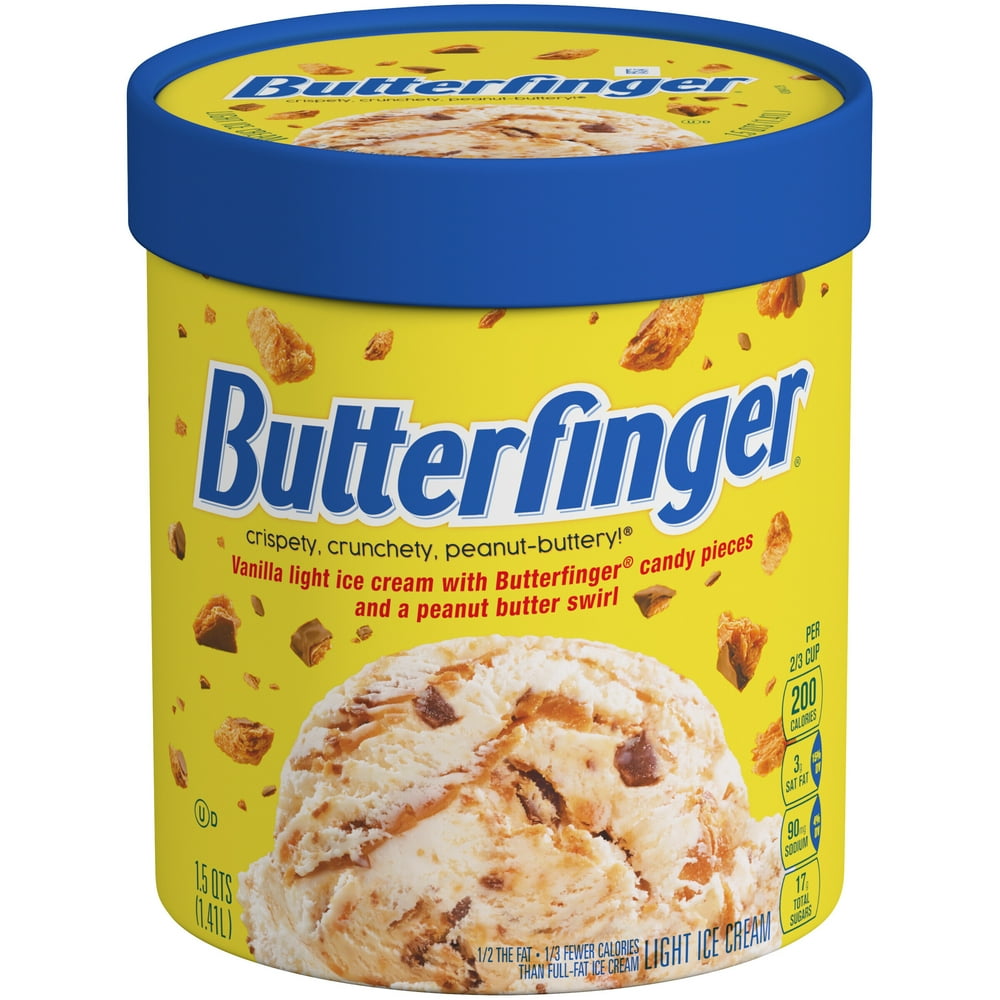 NESTLE BUTTERFINGER Ice Cream Rich and Creamy, Decadent Frozen