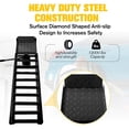 thumbnail image 5 of Aoile Car Ramp 2 Piece, Heavy Duty Hydraulic Automotive Ramp for Oil Changes, Adjustable Lift Height 9.8" to 16.21", Black, 5 of 6