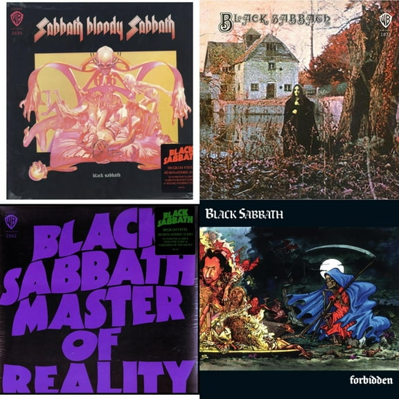 Sabbath Bloody Sabbath (180G) & Black Sabbath (180G) & Master Of Reality (180G) & Forbidden (2024 Tony Iommi Remix) [LP Vinyl Bundle]