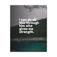 thumbnail image 2 of Scripture Walls Do All This Philippians 4:13 Christian Wall Art Bible Verse Print Ready to Hang, 2 of 13