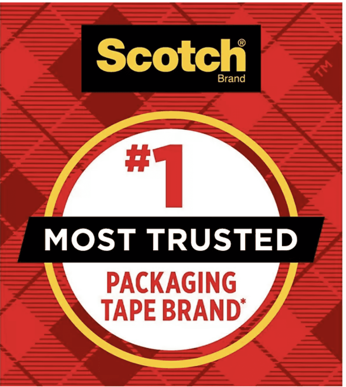 Scotch Heavy Duty Shipping Packaging Tape, 1.88" x 60.15 yd, 6-Pack