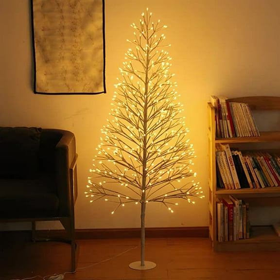 4' Starburst Pre-Lit Gold Artificial Christmas Tree with 216 Warm White Twinkling LED Lights