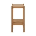 thumbnail image 6 of Costaelm Paradise 36" Outdoor Adirondack HDPE 2-Tier Patio Side Table, Teak, 6 of 14