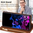 thumbnail image 6 of Wallet Case For iPhone 17 Pro Max, Premium PU Leather Flip Folio Cover RFID Blocking with 9 Card Slots, Zipper Purse Pocket, Hands-Free Kickstand, Magnetic Closure with Wrist Strap,Brown, 6 of 8
