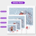 thumbnail image 5 of Hello Winter Beagle Smiling in Red Scarf Hat Welcome Christmas Vinyl Sticker Beagles Dog Lover Gifts Idea Waterproof Decal Art Decor - 00017, 5 of 5