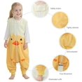 thumbnail image 3 of Pijama de invierno liwang saco de dormir ropa de bebé regalo de nacimiento pato amarillo 3 a 5 años, 3 of 5