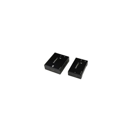 StarTech.com HDMI over CAT5 HDBaseT Extender - Power over Cable - Ultra HD 4K - Extend HDMI up to 330ft over CAT 5 / CAT 6 cable, while using only a single power adapter at either the local or remote