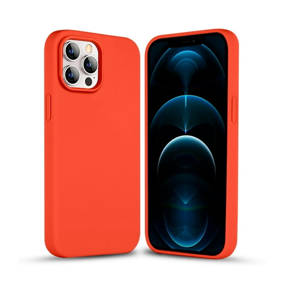 Funda de Protección para iPhone 12 Pro Max - Sovico - Silicón con Forro de Microfibra