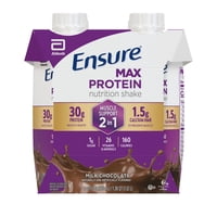 4-Pack 11oz Ensure Max Protein Shake (2 flavors) + Walmart Cash only .97: eDeal Info