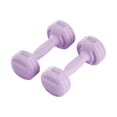 thumbnail image 4 of 2 mancuernas de mano para equipo de fitness, 1 kg, agarre suave antideslizante, mancuernas para niños, juguete para hacer ejercicio en el gimnasio en Púrpura, 4 of 8