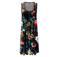 thumbnail image 3 of SZXZYGS Robes d'Été pour Femmes 2024 Mariage Femmes Été Sans Manches Décontracté Imprimé Robe de Soirée Courte 2024, 3 of 4