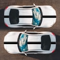 thumbnail image 4 of Arealer 3 PCS Car Hood Stripe Sticker Sports Decals Car Truck DIY Decal Stripes Vinyl Sticker, 4 of 7