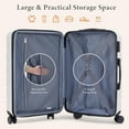 thumbnail image 4 of Sybels 3-PCS Set (20/24/28 Inch) Inch Carry On Luggage, Hard Shell Expandable Suitcase with TSA Lock and Double Spinner Wheels, White, 4 of 6