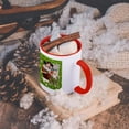 thumbnail image 5 of Erin Go Braugh With Vintage Irish Lady, 11oz Two-Tone Red Mug, 5 of 7
