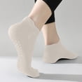 thumbnail image 2 of Lunxisen 1 Pcs Pilates Grip Socks Non Slip Yoga Socks for Women Workout Fitness Studio Essential, 2 of 8