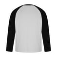 thumbnail image 5 of Mlzmgr Cotton Shirts for Men Basic Long Sleeve Crewneck Tops Color Blocked Breathable T Shirt Shirts, 5 of 5