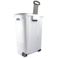 thumbnail image 4 of Sterilite White Laundry Hamper With Lift-Top, Wheels, And Pull Handle | 12228003, 4 of 8