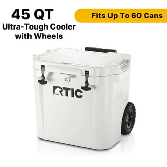 RTIC Cooler, 52 QT Ultra-Light Wheeled Hard-Sided Ice Chest Fits