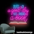 thumbnail image 4 of Handmadetneonsign It's A Good Day To Read A Book Neon Sign, Book Store Wall Art Decor, Book Wall Decor 65869, 4 of 5