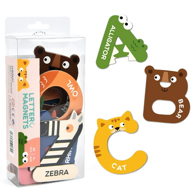 Kids Fridge Magnet Set Magnetic Funny Letters Numbers Learning Toy Preschool Toy