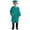 Green, variant on WELOIJEVBE Toddler Graduation Gowns for Kids with Cap Graduation Celebration Dress Outfit Pink Cap and Gown Set 12-13 Years