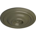thumbnail image 3 of Ekena Millwork 14 3/4"OD x 1 3/4"P Traditional Ceiling Medallion (Fits Canopies up to 4"), Hand-Painted Painted Turtle, 3 of 6