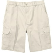 Puritan - Big Men's Cargo Shorts with Partially Elasticized Waist