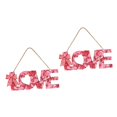 thumbnail image 1 of GFDYREE 2 Pcs Décorations de Porte de la Saint-Valentin pour la Maison, Panneau de Porte d'Entrée pour Extérieur, 1 of 7