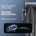 thumbnail image 4 of VGR 640 Professional Hair Clippers for Men, 9000RPM Cordless Barber Clippers and Trimmers Set, Zero Gap T-Blade Hair Cutting Kit, DLC Coated Ceramic Blade Barber Kit with LED Display(Black), 4 of 14