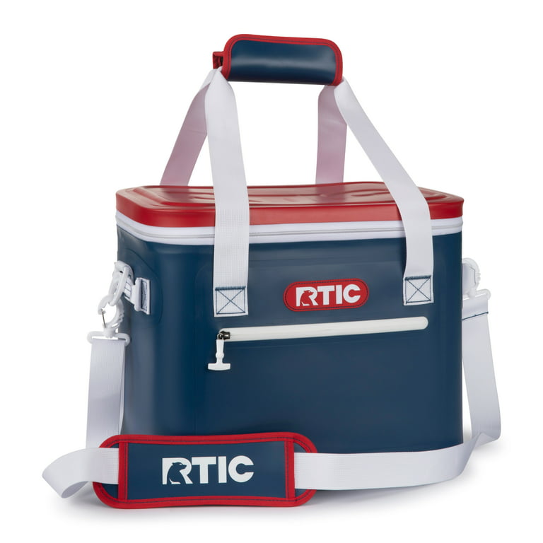 RTIC Soft Cooler Insulated Bag Portable Ice Chest Box for Lunch, Beach, 30  Cans!