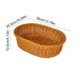 thumbnail image 3 of CaiYueKe Plastic Woven Storage Basket Tray for Kitchen Fruit Vegetables Snacks Candy Bread Organization Multi Functional Home Decor Imitation Vines Rattan Style, 3 of 7