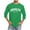 Green, variant on Mens Graphic T-shirts 3/4 Sleeve Crewneck Tops City Alphabet Print Summer Casual Streetwear T Shirts for Man Grey L