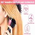 thumbnail image 3 of Hair Dryer Brush Blow Dryer Brush in One, Upgraded 4 in 1 Hair Dryer and Styler Volumizer with Negative Ion Anti-frizz Ceramic Titanium Barrel Hot Air Brush Hair Straightener Brush, 3 of 9