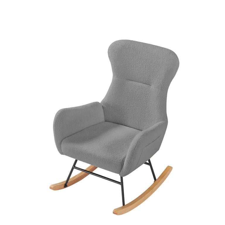 Walmart gray sales rocking chair