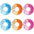 thumbnail image 1 of Intex Bouée Gonflable Transparente Colorée pour Piscine (Lot de 6) / 59251EP, 1 of 5