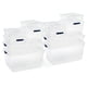 thumbnail image 1 of Contenedores de almacenamiento Rubbermaid Cleverstore Dorm, paquete de 12 unidades, transparentes, 1 of 8