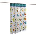 thumbnail image 1 of Cortina de ducha, cortina de ducha estampada, utilizada para decorar cortinas de baño (200 de ancho x 180 de alto CM), 1 of 4