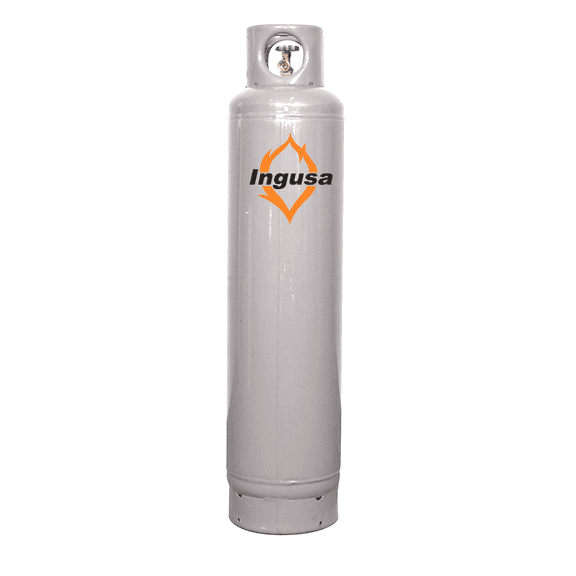 Cilindro para Gas LP INGUSA PT30CIL_01 de 30 KGS Válvula Tradicional