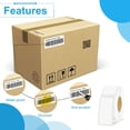 thumbnail image 4 of NineLeaf 10 Rolls Compatible for DYMO 30336 1 in x 2-1/8 in Shipping Address Barcode Direct Thermal Labels, 500 Labels Per Roll, 4 of 5