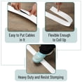 thumbnail image 5 of Cubierta Para Cables Y Cables De Piso Bates - Protector Para Cables De Extensión De 10 Pies, Color Blanco, 5 of 5