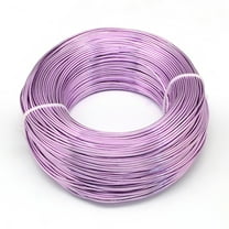 Anodized Aluminum Wire Bendable Metal Craft Wire Flexible Craft Wire for Beading Jewelry Craft Making Medium Orchid 22 Gauge 0.6mm 280m/250g(918.6 Feet/250g)