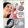 thumbnail image 3 of Teetheory Electric Grout Cleaning Brush, Battery Operated Power Scrubber with Stainless Steel Wire Brush, Multi-Purpose Tile Grout Cleaner Brush for Grout, Tile, Corner, Kitchen, Shower, Tight Space, 3 of 9