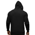 thumbnail image 4 of Ceisia Men's Slim Hooded Quarter-Zip Sport Casual Sweatshirt With Color-Blocked Zipper Gift, 4 of 6