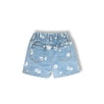 thumbnail image 2 of Wonder Nation Toddler Girl Denim Short, Sizes 12 Months - 5T, 2 of 4